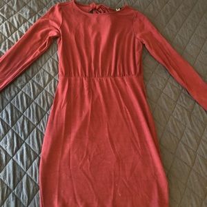 Dark wine red dress